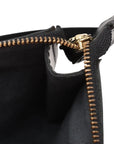 Pre-Loved Pochette Accessoires Pochette Leather with Gold Hardware, Black