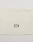 Pre-Loved Web Microguccissima Pouch Clutch Microguccissima Leather with Silver Hardware, Black