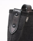 Pre-Loved Denim Tote Tote Denim with Silver Hardware, Black