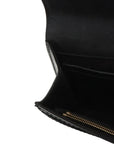 Pre-Loved Louise Clutch Patent Leather with Gold Hardware, Black