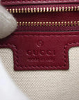 Pre-Loved Blondie Shoulder Bag Leather Mini with Gold Hardware, Burgundy