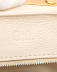 Pre-Loved Paddington Handbag Leather Medium with Aged Gold Hardware, Ivory