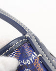 Pre-Loved Saint Louis Tote Goyardine Coated Canvas PM, Navy Blue