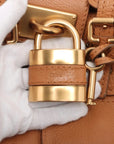 Pre-Loved Paddington Handbag Leather with Aged Gold Hardware, Tan