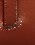 Pre-Loved Soft 16 Shoulder Bag Leather Large with Gold Hardware, Tan