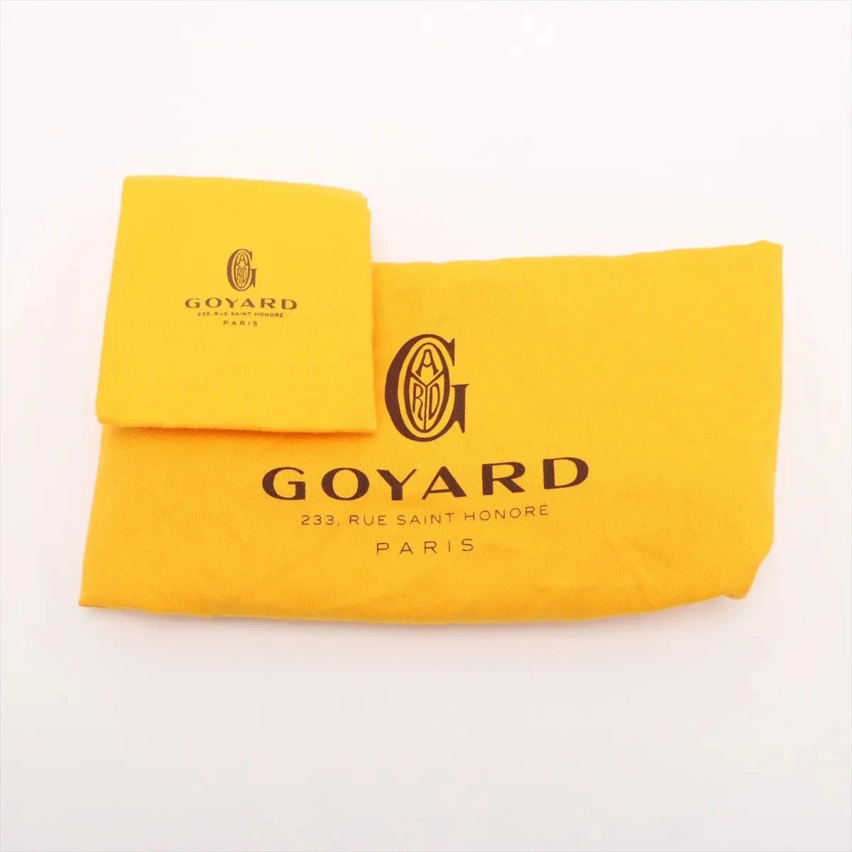 Pre-Loved Petite Boite Chapeau Handbag Goyardine Coated Canvas Mini with Gold Hardware, Yellow