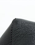 Pre-Loved Cabas Phantom Tote Leather Medium with Gold Hardware, Black