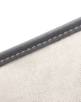 Pre-Loved Saint Louis Tote Goyardine Coated Canvas GM with Silver Hardware, Grey