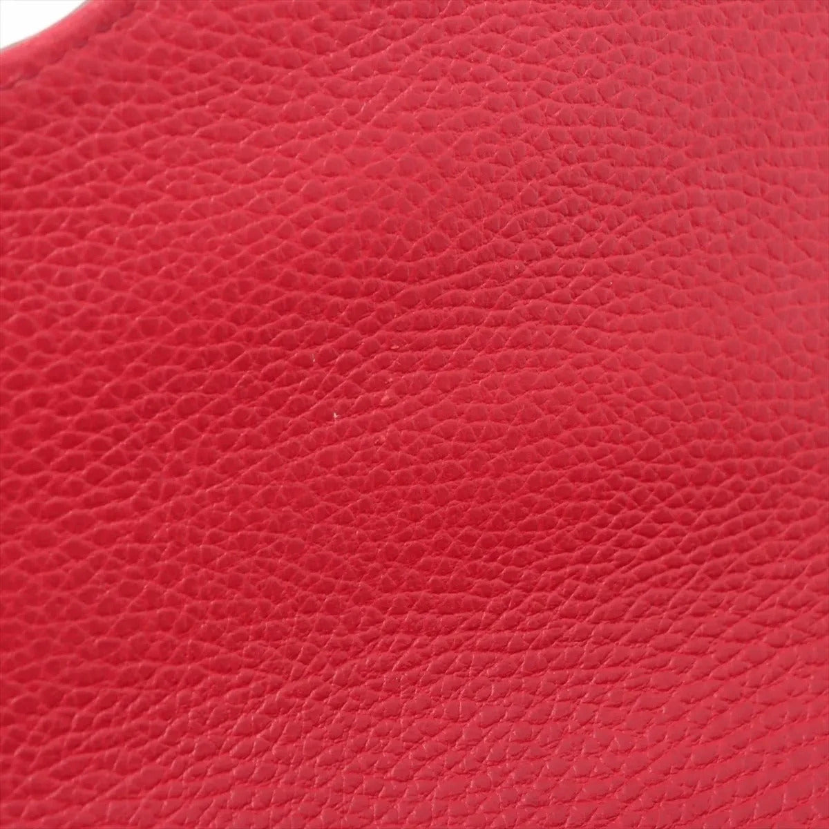 Pre-Loved Interlocking G Crossbody Bag Plain Leather with Gold Hardware Small, Red