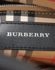 Pre-Loved The Banner Tote Leather Medium with Silver Hardware, Black