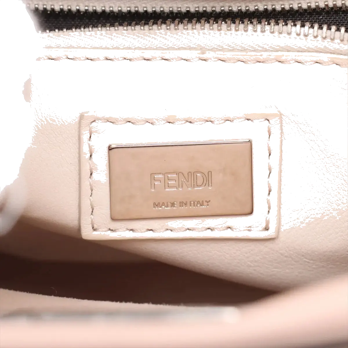Pre-Loved Peekaboo Handbag Leather Mini with Silver Hardware, Pink