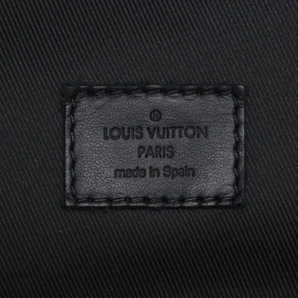 Pre-Loved Takeoff Backpack Leather with Black Hardware, Black