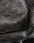 Pre-Loved Triomphe Backpack Triomphe Coated Canvas with Gold Hardware, Brown