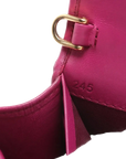 Pre-Loved Matelassé Wallet on Chain Crossbody Bag Quilted Leather Small with Gold Hardware, Pink