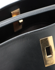 Pre-Loved Bucket 16 Bucket Bag Leather with Gold Hardware, Black