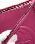 Pre-Loved Soho Tote Leather Small with Gold Hardware, Pink