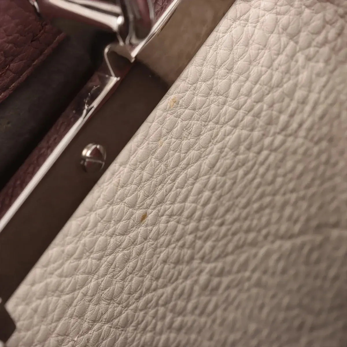 Pre-Loved Peekaboo Handbag Leather with Silver Hardware, Pink