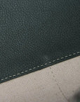 Pre-Loved Saïgon Souple Tote Goyardine Coated Canvas MM with Silver Hardware, Green