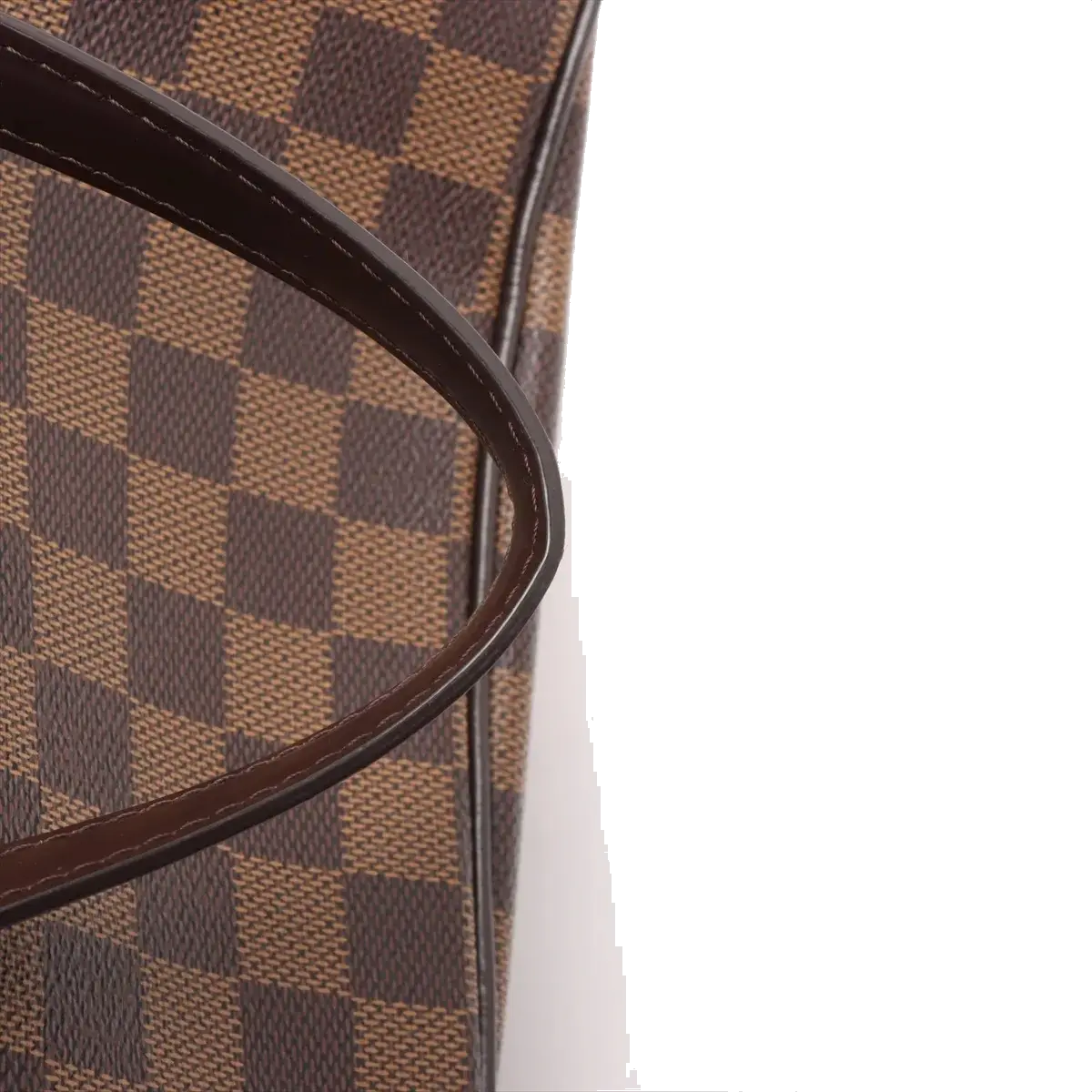 Pre-Loved Westminster GM Tote Damier Coated Canvas GM with Gold Hardware, Brown