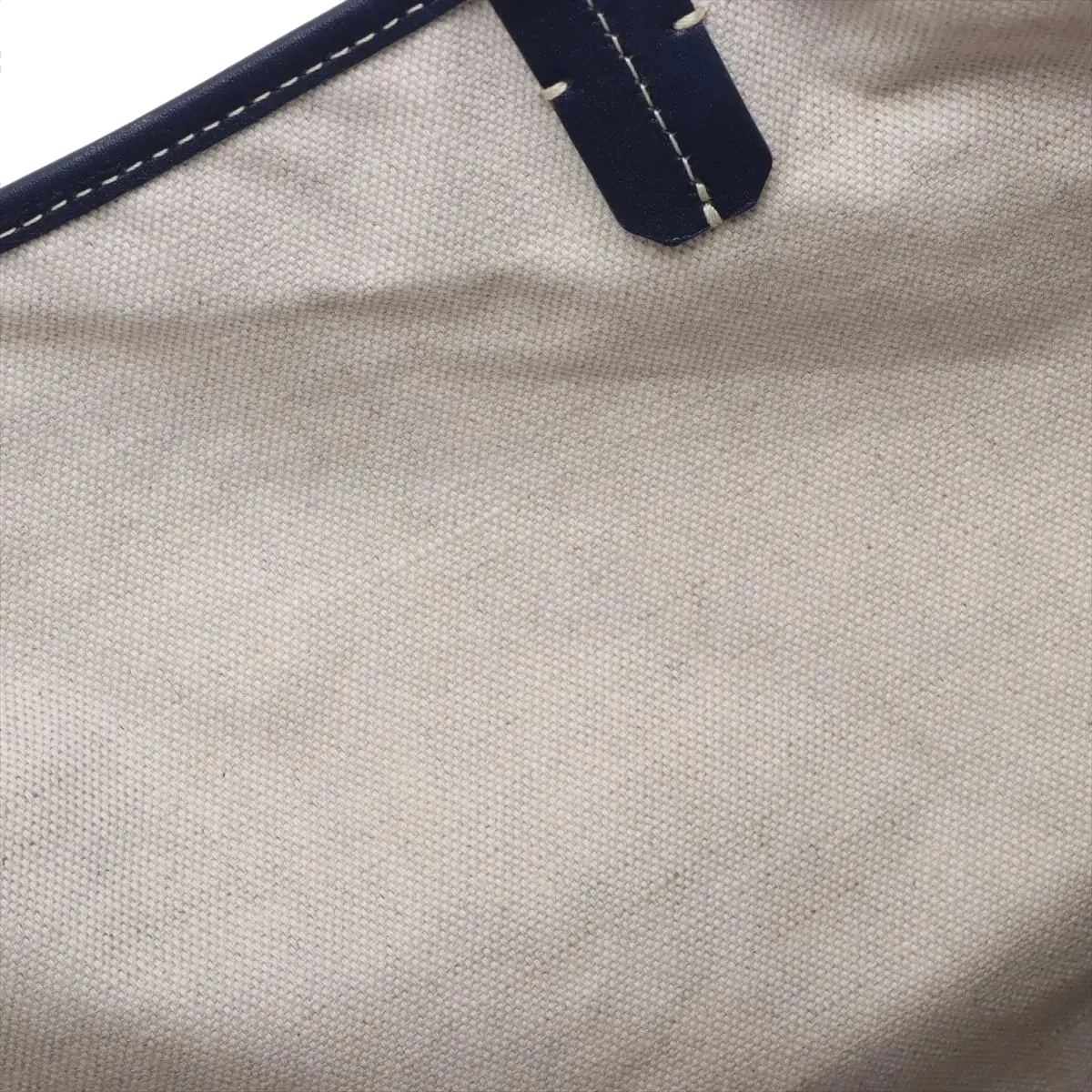 Pre-Loved Saint Louis Tote Goyardine Coated Canvas PM with Silver Hardware, Navy