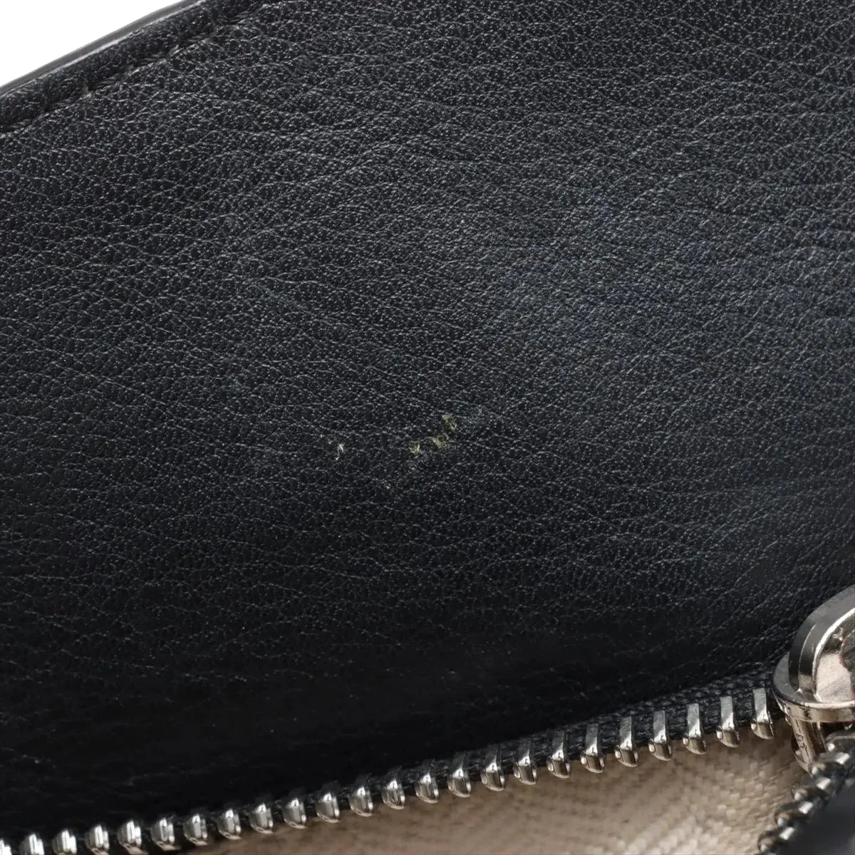 Pre-Loved Puzzle Handbag Embroidered Leather Small with Silver Hardware, Black Multicolor