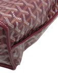 Pre-Loved Saint Louis Tote Goyardine Coated Canvas PM with Silver Hardware, Burgundy
