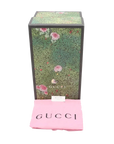 Pre-Loved Ophidia Handbag Floral Print Coated Canvas Small with Gold Hardware, White/Green/Pink