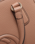 Pre-Loved Soho Tote Leather Small with Gold Hardware, Beige