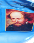 Pre-Loved Speedy Masters Rubens Handbag Printed Coated Canvas 30 with Gold Hardware, Blue Multicolor
