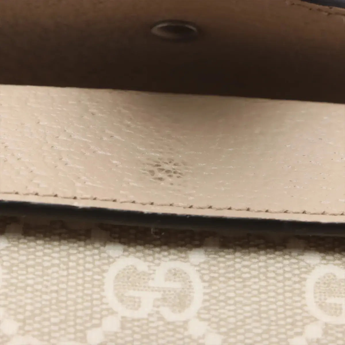 Pre-Loved Dionysus Crossbody Bag Monogram Coated Canvas Super Mini with Silver Hardware, Beige