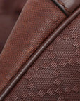 Pre-Loved Sukey Handbag Diamante Leather with Gold Hardware, Brown