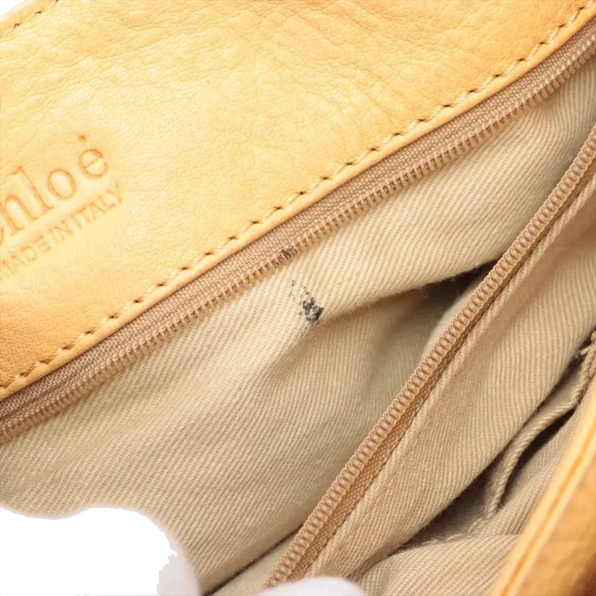 Pre-Loved Paddington Handbag Leather with Gold Hardware, Tan