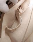 Pre-Loved Bamboo Shopper Tote Leather Medium with Gold Hardware, Champagne Gold
