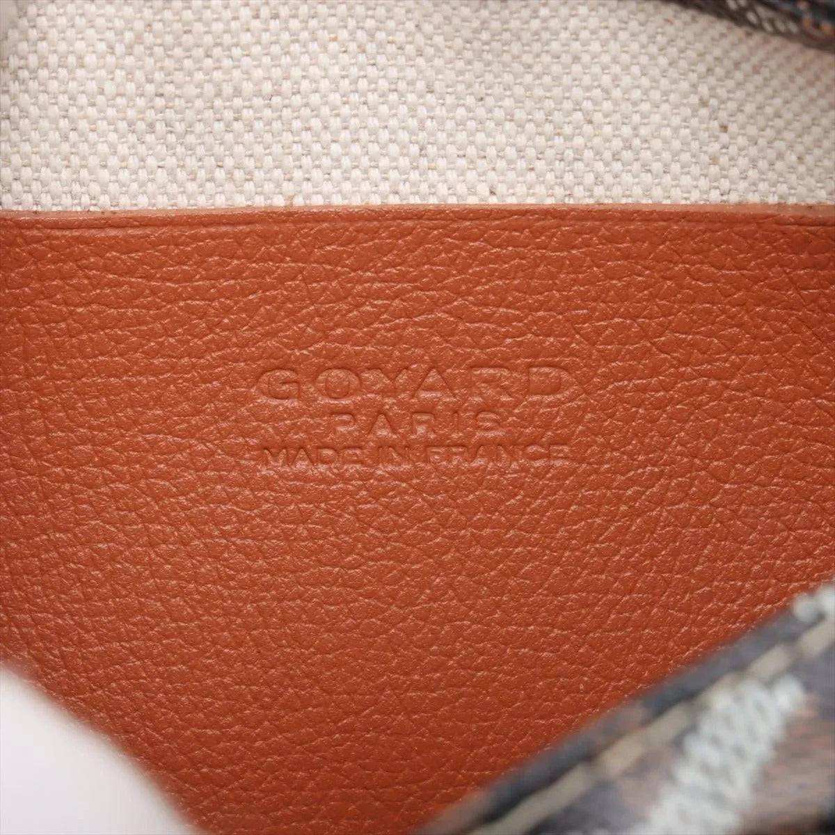 Pre-Loved Plumet Crossbody Bag Goyardine Chevron Coated Canvas with Silver Hardware, Black and Tan
