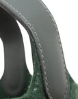 Pre-Loved Picotin Cargo Handbag Leather 18 with Palladium Hardware, Green