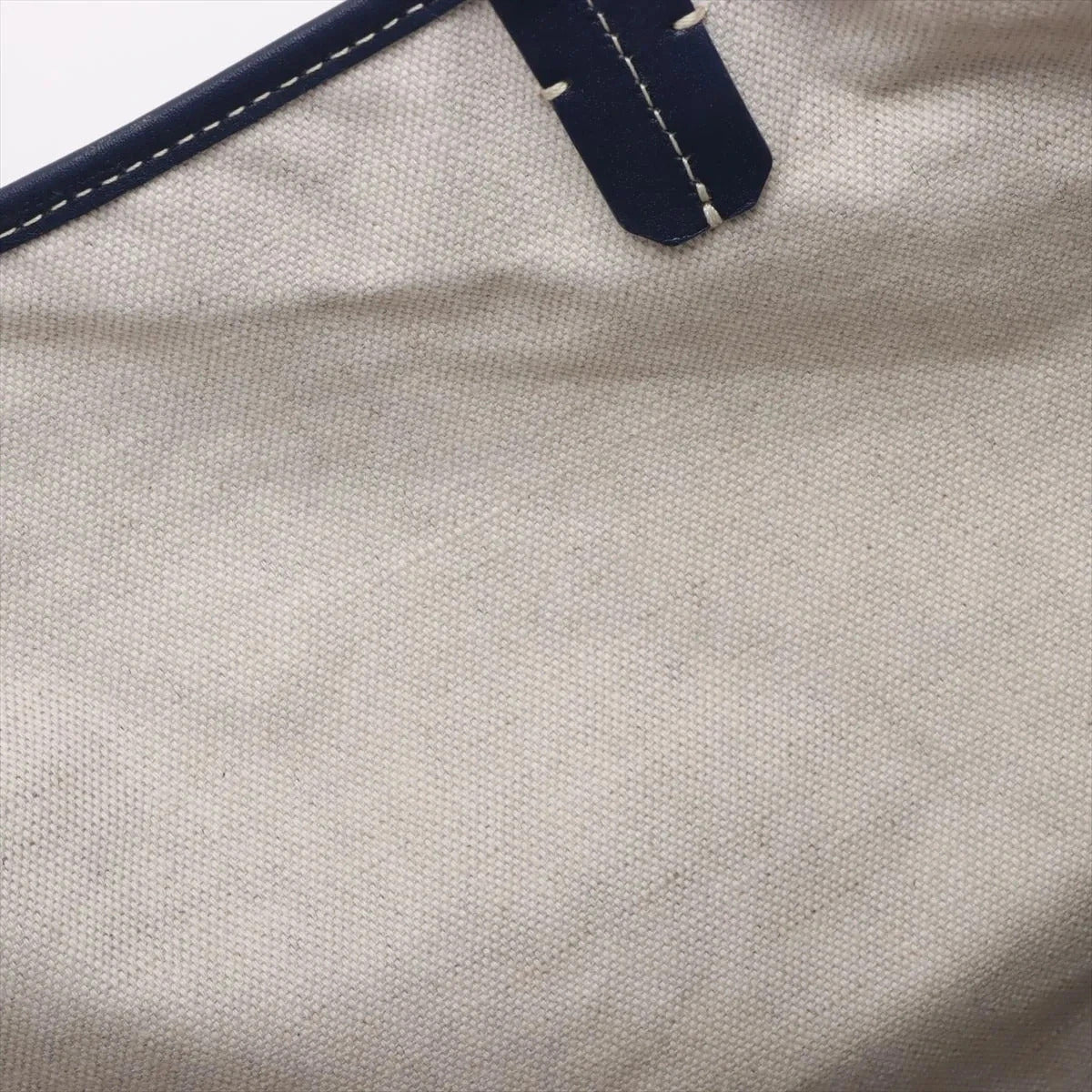 Pre-Loved Saint Louis Tote Goyardine Coated Canvas PM with Silver Hardware, Navy