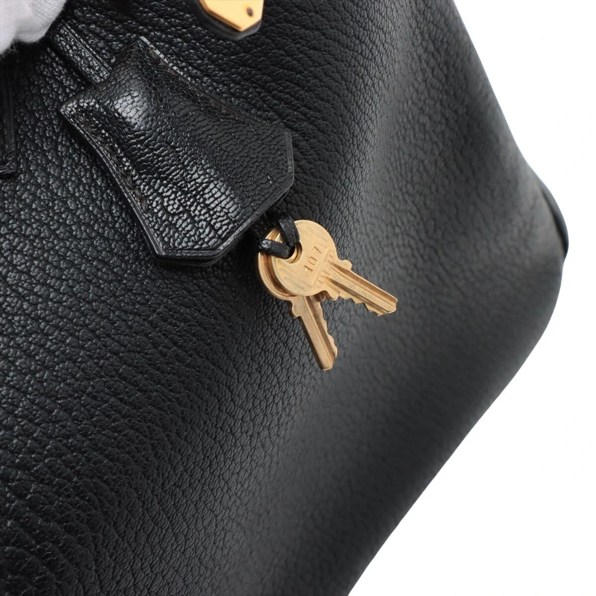 Pre-Loved Birkin Handbag Leather 35 with Gold Hardware, Black
