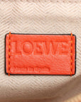 Pre-Loved Puzzle Handbag Colorblock Leather Medium with Gold Hardware, Orange