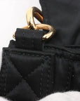 Pre-Loved Mamma Baguette (Fendi x Porter) Shoulder Bag Nylon Large with Gold Hardware, Black