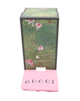 Pre-Loved Ophidia Handbag Floral Print Coated Canvas Small with Gold Hardware, White/Green/Pink