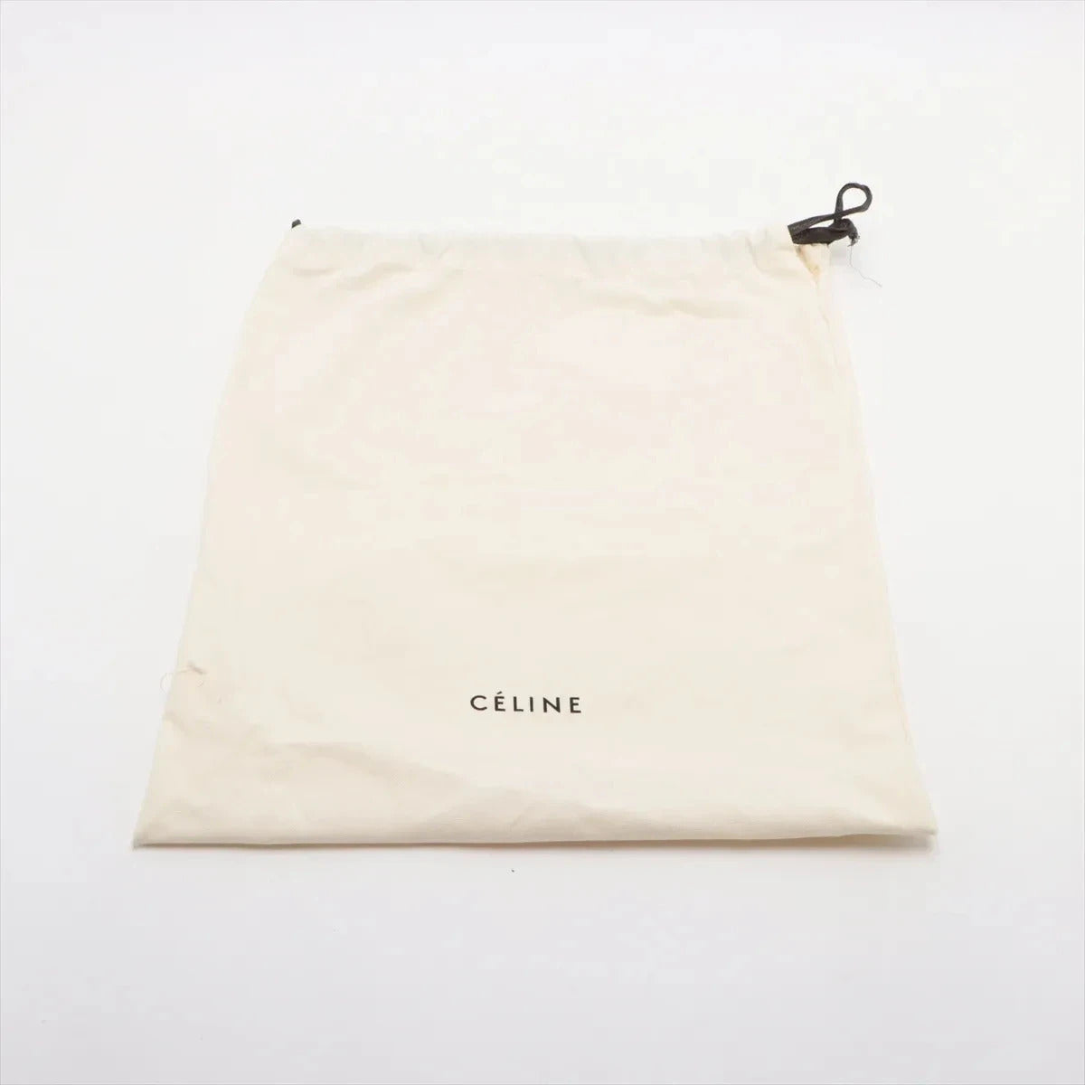 Pre-Loved Cabas Tote Leather Small with Gold Hardware, Gray and Blue