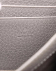 Pre-Loved Dionysus Super Mini Crossbody Bag Leather with Aged Silver Hardware, Gray