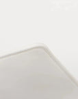 Pre-Loved Horsebit Chain Shoulder Bag Quilted Leather Small with Silver Hardware, White