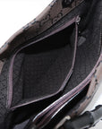 Pre-Loved Bamboo Tote Monogram Canvas with Silver Hardware, Brown