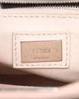 Pre-Loved Peekaboo Handbag Leather Mini with Silver Hardware, Pink