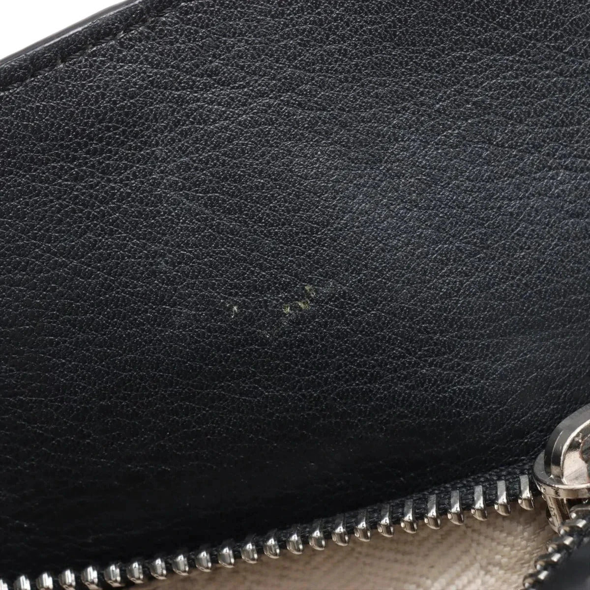 Pre-Loved Puzzle Handbag Embroidered Leather Small with Silver Hardware, Black Multicolor