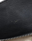 Pre-Loved Puzzle Handbag Embroidered Leather Small with Silver Hardware, Black Multicolor
