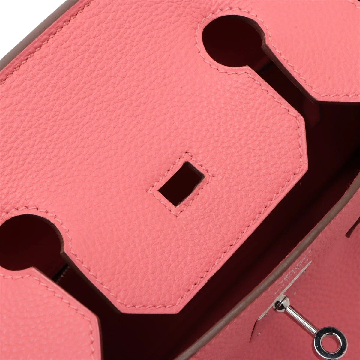 Pre-Loved Birkin Handbag Leather 30 with Palladium Hardware, Pink