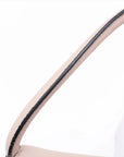 Pre-Loved Vitello Daino Two-Way Tote Handbag Leather with Silver Hardware, Light Pink