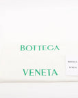 Pre-Loved Sunrise Shoulder Bag Intrecciato Leather Small with Gold Hardware, Sage Green